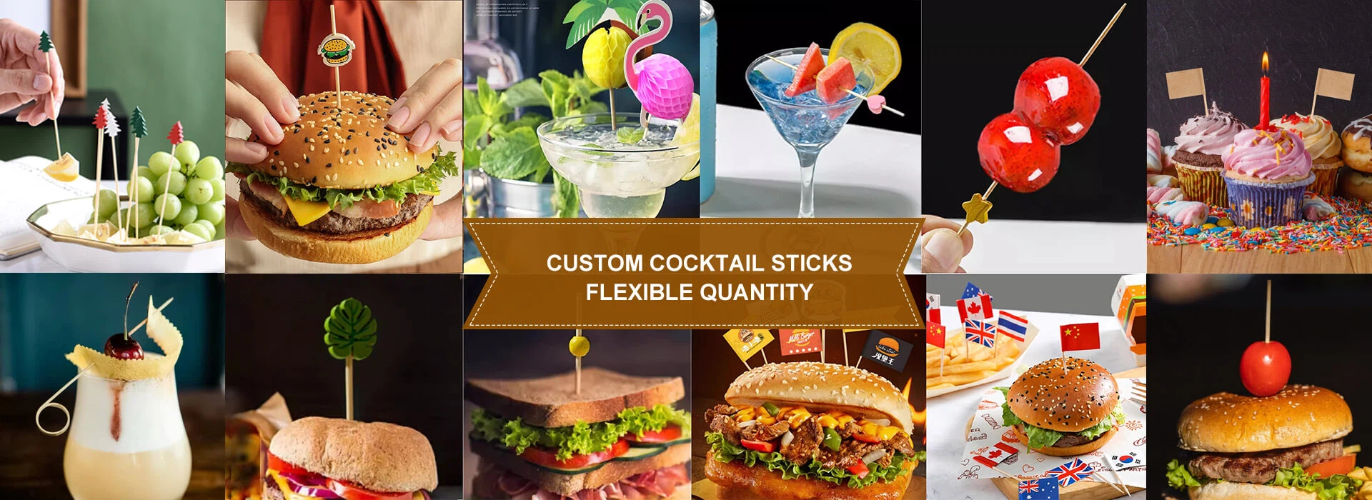 Customized Toothpick Flags