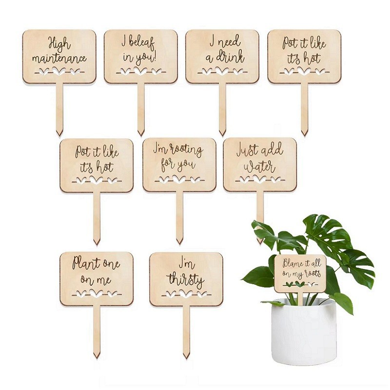 Wooden Plant Tags